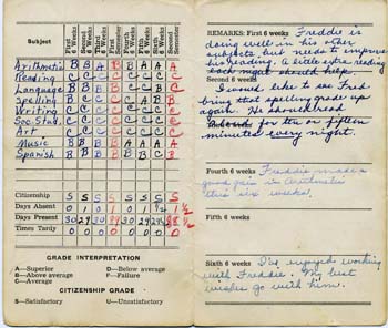 1957_05_31_Fred 3rd Grade Report Card_002
