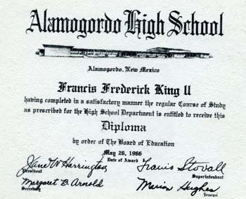 1966_05_26_Fred King HS Diploma