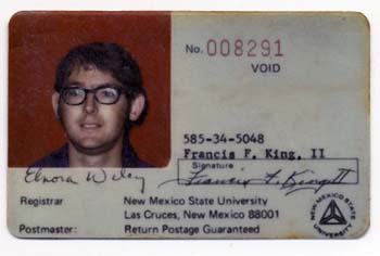 1967_09_Fred King NMSU ID