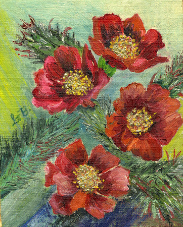 Christmas Flowers By GB