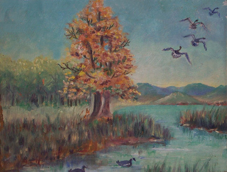 FallTreeRiverDucks