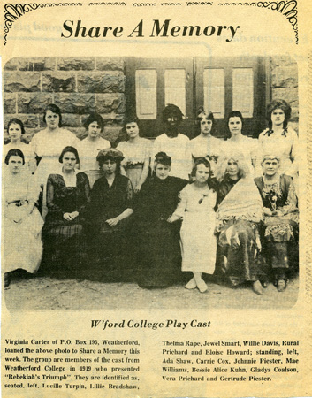 1919_00_00_WeatherfordCollegePlay_GrGladys