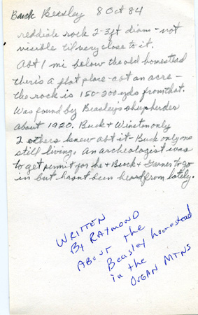 1984_10_08_RaymondWritesAboutBuckBeasley